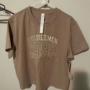 lululemon athletica Tan Graphic Tee